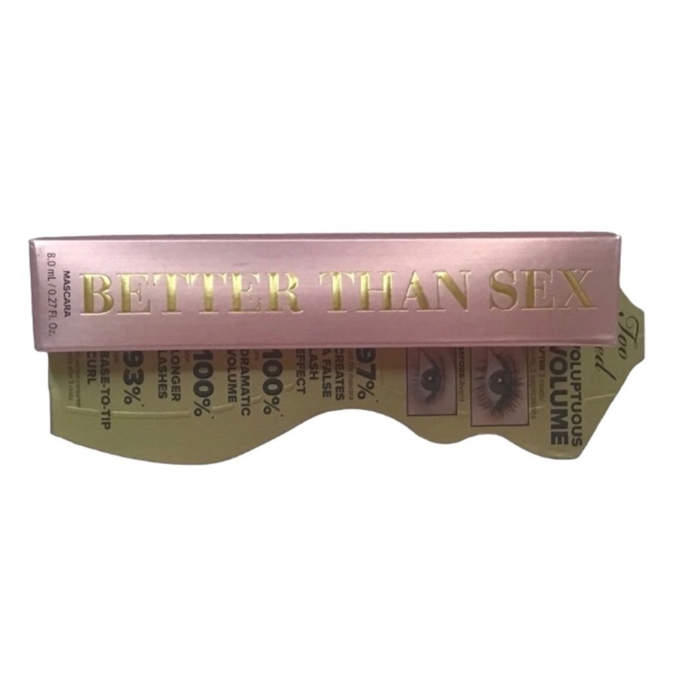 Too Faced Better Than Sex Full-Size Mascara, (Black) (NWT) - Picture 7 of 10